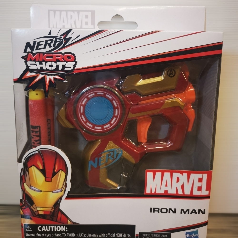 🩵3/$25🩵NERF Micro Shots Marvel Iron Man, Collectible MicroShots series‎